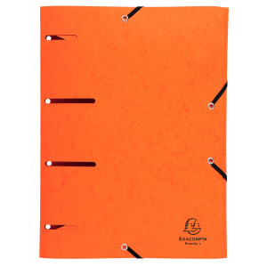 CARTELLINA 3 LEMBI FORATA C/ELASTICO COLORI ASS. CARTONCINO LUSTRE' PUNCHY COD. 447100E CONFEZIONE DA 25