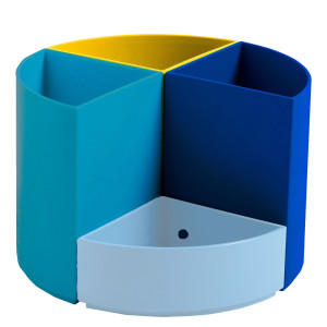 PORTAPENNE MODULARE THE QUARTER MULTICOLORE BEE BLUE EXACOMPTA COD. 68202D