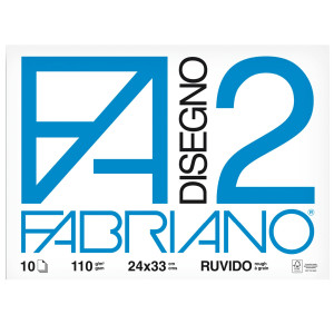 ALBUM P.M. FABRIANO2 (24X33CM) 10FG 110GR RUVIDO COD. 04004105 CONFEZIONE DA 10