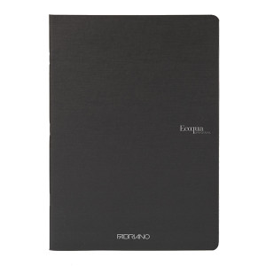 MAXIQUADERNO A4 38FG+2 90GR 5MM ECOQUA ORIGINAL PM NERO FABRIANO COD. 19210208 CONFEZIONE DA 5