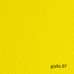 BLISTER 10FG CARTONCINO 70X100 220GR GIALLO 107 FABRIANO ELLE ERRE COD. 46470107