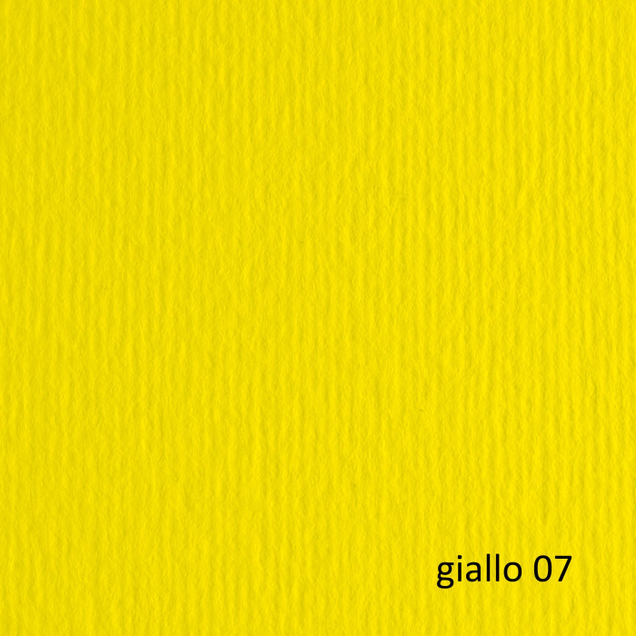 BLISTER 10FG CARTONCINO 70X100 220GR GIALLO 107 FABRIANO ELLE ERRE COD.  46470107