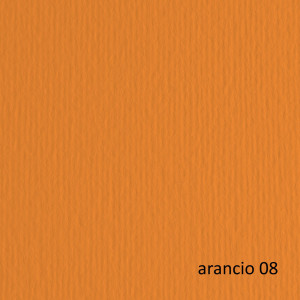 BLISTER 10FG CARTONCINO 70X100 220GR ARANCIO 108 FABRIANO ELLE ERRE COD. 46470108