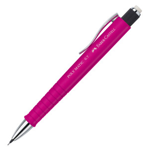 PORTAMINE POLY MATIC 0,7MM FUSTO ROSA FABER-CASTELL COD. 133328