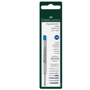 BLISTER REFILL XB BLU PER PENNA POLY BALL FABER CASTELL COD. 148793