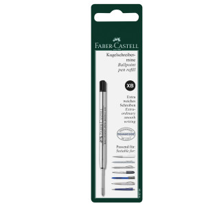 BLISTER REFILL XB NERO PER PENNA POLY BALL FABER CASTELL COD. 148794
