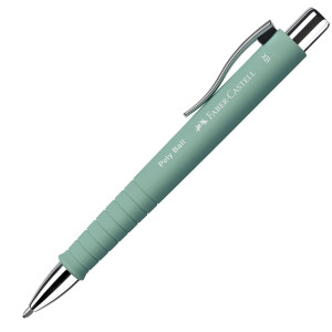 PENNA A SFERA 0,7MM POLY BALL FUSTO VERDE MENTA FABER CASTELL COD. 241165