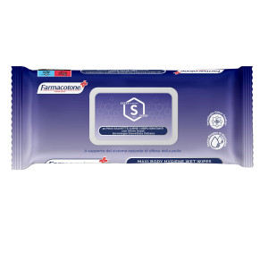 40 SALVIETTE MAXI IGIENE CORPO IDRATANTI SILVER ASSET FARMACOTONE COD. 3625FC