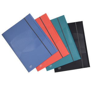 CARTELLA 3L C/ELASTICO PP OSMOSE RECYC COLORI ASS. F.TO UTILE 24X33CM FAVORIT COD. 400159169 CONFEZIONE DA 20