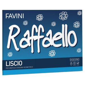 ALBUM RAFFAELLO 24X33CM 100GR 20FG LISCIO COD. A103614 CONFEZIONE DA 10