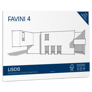 ALBUM FAVINI 4 33X48CM 220GR 20FG LISCIO COD. A166503 CONFEZIONE DA 5