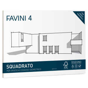 ALBUM FAVINI 4 24X33CM 220GR 20FG LISCIO SQUADRATO COD. A167504 CONFEZIONE DA 5