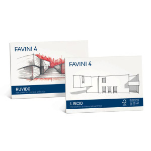 ALBUM FAVINI 4 33X48CM 220GR 20FG RUVIDO COD. A168503 CONFEZIONE DA 5