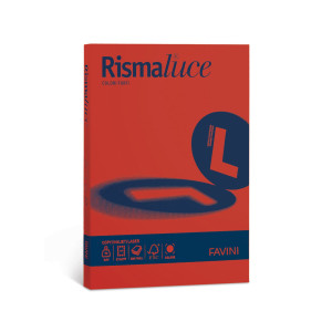 CARTA RISMALUCE SMALL A4 200GR 50FG SCARLATTO 61 FAVINI COD. A69C544