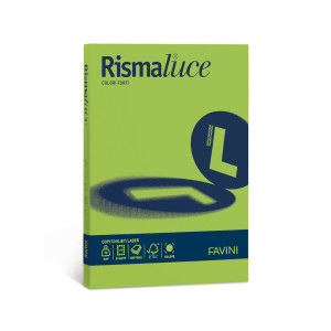 CARTA RISMALUCE SMALL A4 200GR 50FG PISTACCHIO 54 FAVINI COD. A69M544