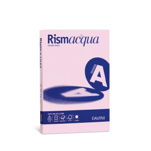 CARTA RISMACQUA SMALL A4 90GR 100FG ROSA 10 FAVINI COD. A69S144