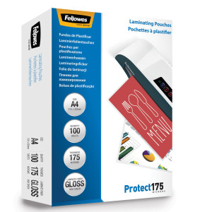 SCATOLA 100 POUCHES PROTECT175 175MIC A4 FELLOWES COD. 5308703