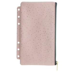 POCHETTE C/ZIP PER ORGANISER A5 E PERSONAL CONFETTI ROSA FILOFAX COD. 132709