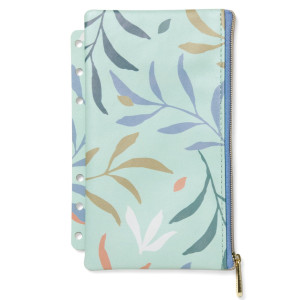 POCHETTE C/ZIP PER ORGANISER A5 E PERSONAL BOTANICAL MENTA FILOFAX COD. 132817