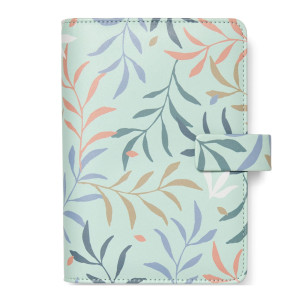 ORGANISER F.TO PERSONAL 187X153X40MM C/CINTURINO FANT. BOTANICAL MENTA FILOFAX COD. 22-022648