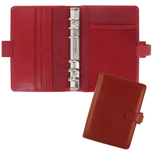 ORGANISER METROPOL PERSONAL F.TO 188X135X38MM ROSSO SIMILPELLE FILOFAX COD. L026910