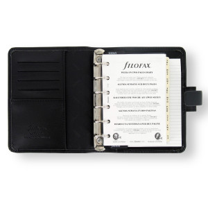 ORGANISER METROPOL POCKET F.TO 146X115X35MM NERO SIMILPELLE FILOFAX COD. L026960