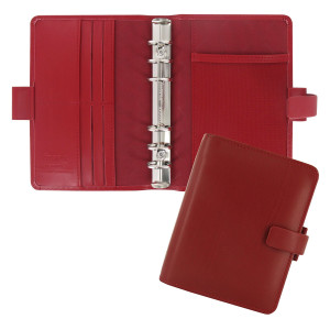 ORGANISER METROPOL POCKET F.TO 146X115X35MM ROSSO SIMILPELLE FILOFAX COD. L026962