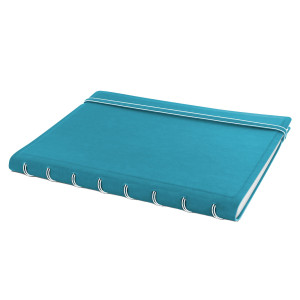 NOTEBOOK F.TO A5 A RIGHE 56 PAG. TURCHESE SIMILPELLE FILOFAX COD. L115012