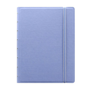 NOTEBOOK F.TO A5 A RIGHE 56 PAG. BLU PASTELLO SIMILPELLE FILOFAX COD. L115051