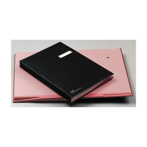 LIBRO FIRMA 14 PAGINE NERO 24X34CM 614-E FRASCHINI COD. 614E-NER