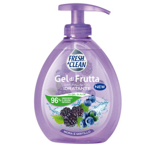 SAPONE LIQUIDO FRESHCLEAN GEL MORA E MIRTILLO 300ML COD. 7-1197
