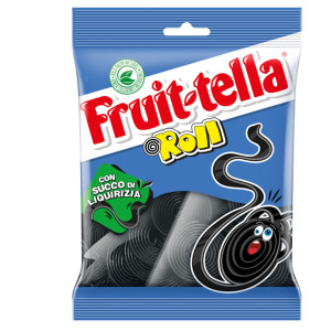 CARAMELLE GOMMOSE FRIT-TELLA LIQUIRIZIE ROLL F.TO POCKET 90GR COD. 06398100