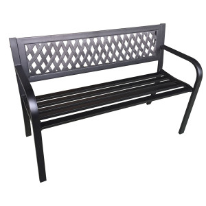 PANCA DA GIARDINO BOULEVARD L120CM IN ACCIAIO E ABS COD. P1362222