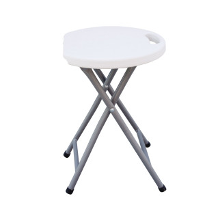 SGABELLO PIEGHEVOLE IN HDPE BIANCO HORECA COD. S1714187