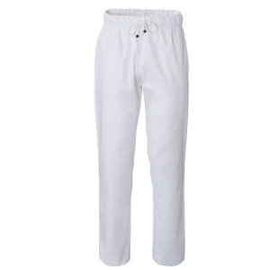 PANTALONE DA CUOCO PLUTONE TG. L BIANCO COD. Q8P00193-C01-L