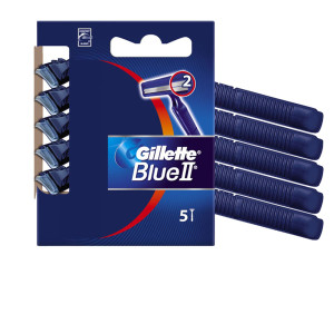 GILLETTE BLUE II STANDARD - KIT 5 RASOI USAGETTA COD. GL001