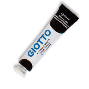 TEMPERA GIOTTO TUBO 7 (21ML) MARRONE 23 COD. 35502300 CONFEZIONE DA 6