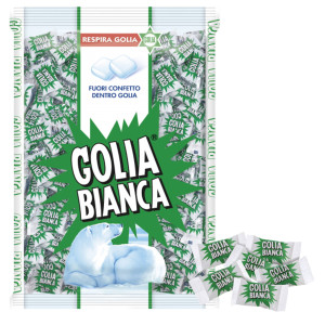 CARAMELLE GOLIA BIANCA BUSTA 1KG (400PZ CA) COD. 06721600