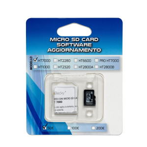 MICRO SD CARD AGGIORNAMENTO100/200EU VERIFICABANCONOTE HT2280 COD. SD2280