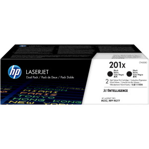 CONFEZIONE DA 2 CARTUCCE TONER NERO ALTA CAPACITA' HP201X COD. CF400XD