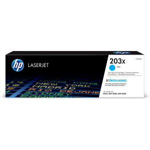 CARTUCCIA TONER CIANO ORIGINALE AD ALTA CAPACITA' LASERJET HP 203X_2.500PAG COD. CF541X