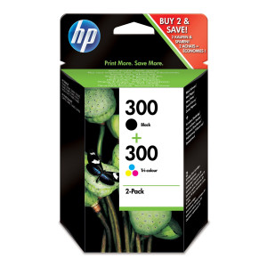 VALUE PACK NERO E COLORE INCHIOSTRO HP 300 COD. CN637EE