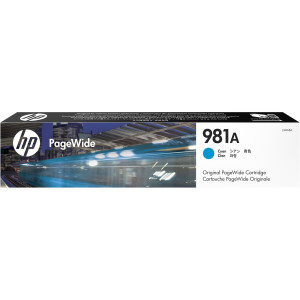 HP 981A INK CARTRIDGE PAGEWIDE CIANO 6.000PAG COD. J3M68A