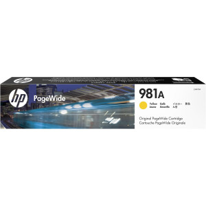 HP 981A INK CARTRIDGE PAGEWIDE GIALLO 6.000PAG COD. J3M70A