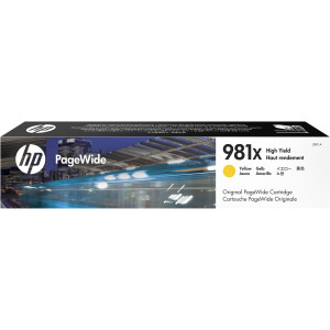 HP 981X INK CARTRIDGE PAGEWIDE GIALLO 10.000PAG COD. L0R11A