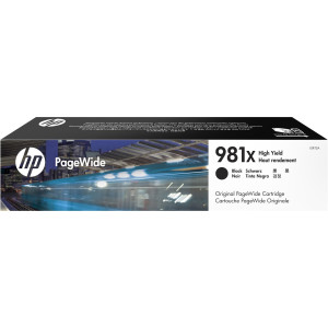 HP 981X INK CARTRIDGE PAGEWIDE NERO 10.000PAG COD. L0R12A