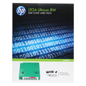 ETICHETTE PER CODICI A BARRE PER AUTOMAZIONE HPE ULTRIUM 4RW COD. Q2009A