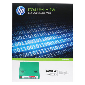 ETICHETTE PER CODICI A BARRE PER AUTOMAZIONE HPE ULTRIUM 4RW COD. Q2009A