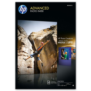 RISMA 20 FG CARTA FOTOGRAFICA HP ADVANCED LUCIDA 250 G/M2 A3/297X420MM COD. Q8697A