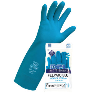 COPPIA DI GUANTI ALIMENTARI IN LATTICE FELPATO TG.L MPFB411 ICOGUANTI COD. MPFB411//L(8)